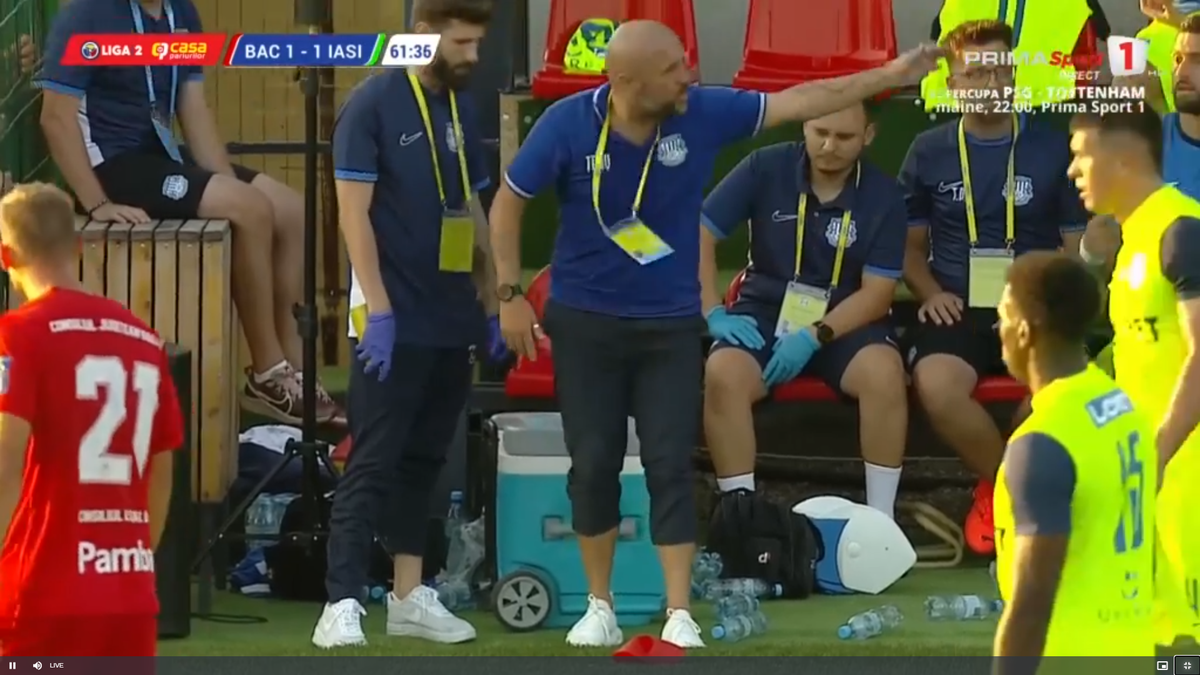 Tony da Silva s-a accidentat în FC Bacău - Poli Iași