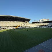 Cum arată gazonul de pe Cluj Arena, după Untold X/ foto: Facebook @Mihai Tișe