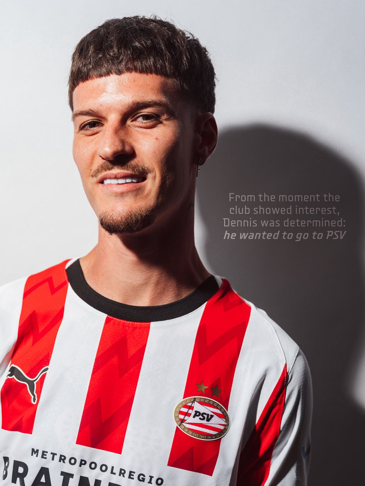 Dennis Man a fost prezentat de PSV Eindhoven