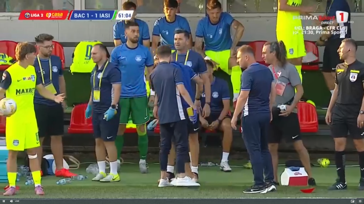 Tony da Silva s-a accidentat în FC Bacău - Poli Iași