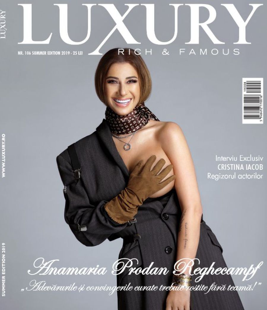 GALERIE FOTO Anamaria Prodan, din nou dezgolită pe coperta unei reviste : „Asumată, curajoasă și liberă”