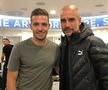 Alex Chipciu alături de Pep Guardiola