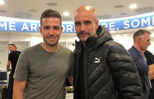 FOTO Alex Chipciu, antrenat de Pep Guardiola: „Una dintre cele mai frumoase zile din viața mea”