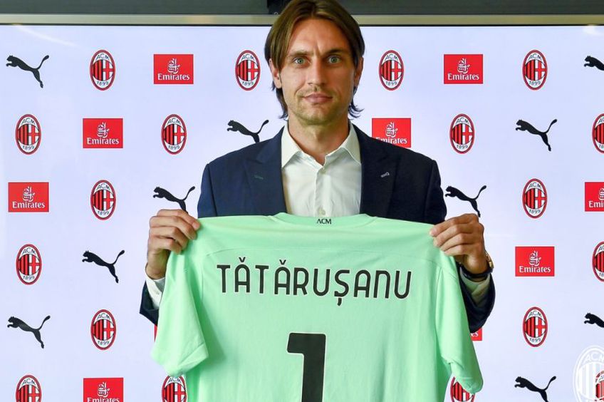 Ciprian Tătărușanu a semnat cu AC Milan. Sursă foto: Twitter AC Milan