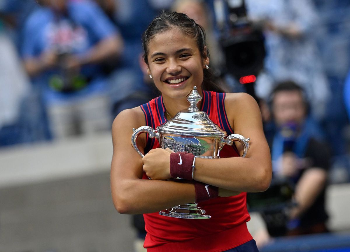 Emma Raducanu, trofeu US Open 2021