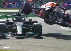Accident major la Monza, între Max Verstappen și Lewis Hamilton! Daniel Ricciardo a profitat și a obținut prima victorie a sezonului
