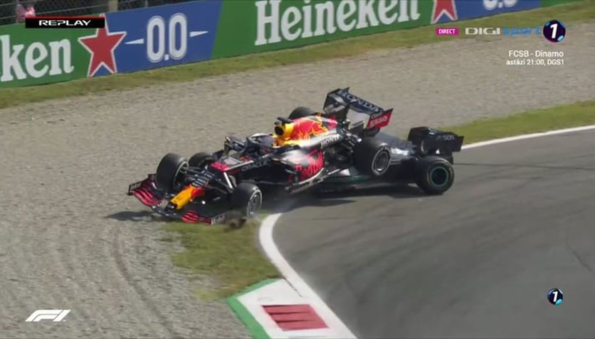 FORMULA 1. Accident major la Monza, între Max Verstappen și Lewis Hamilton! Daniel Ricciardo a profitat și a obținut prima victorie a sezonului