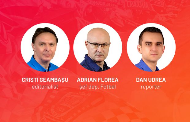 Vocile Gazetei » FCSB - Dinamo 6-0, comentat live de Cristian Geambașu, Adrian Florea și Dan Udrea