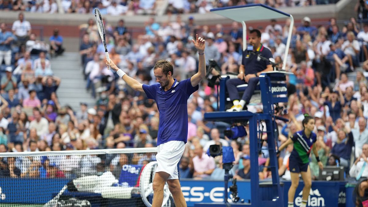 Novak Djokovic - Daniil Medvedev, finala US Open 2021 / FOTO: usopen.org