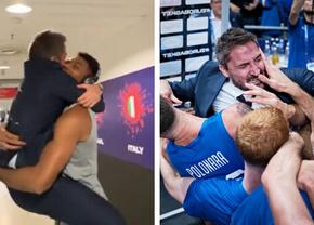 Imagini absolut fabuloase cu antrenorul Italiei, după surpriza de la CE de baschet » A plâns, a sărit în brațele rivalului Antetokounmpo și a oferit declarații antologice: „Am șocat lumea, am șocat-o!”