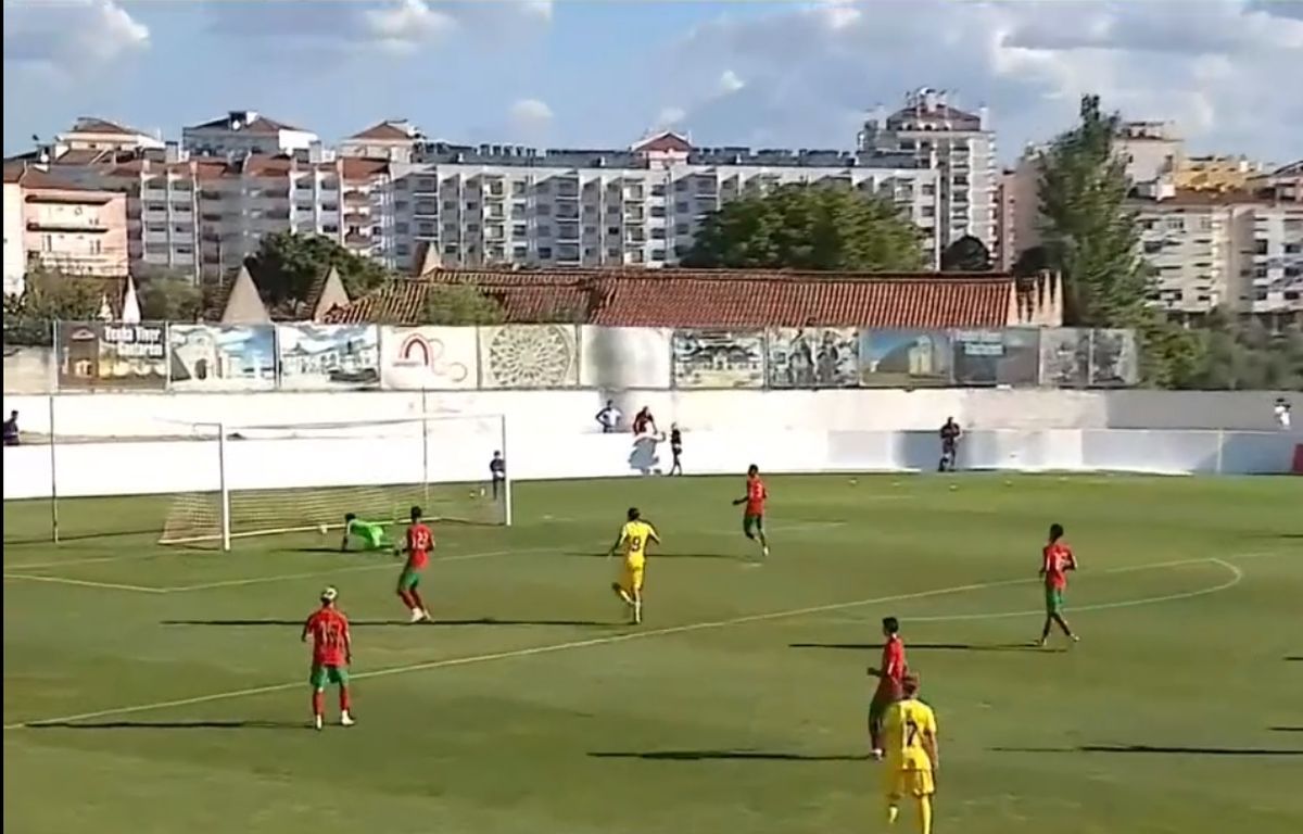 Duțu, gol în secunda 9 în Portugalia U20 - România U20