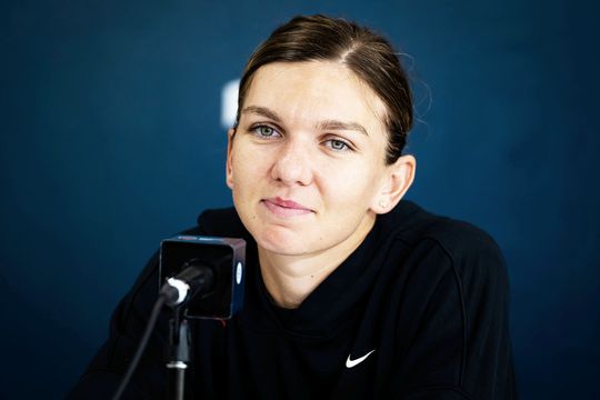 Simona Halep într-o conferință de presă, foto: Imago