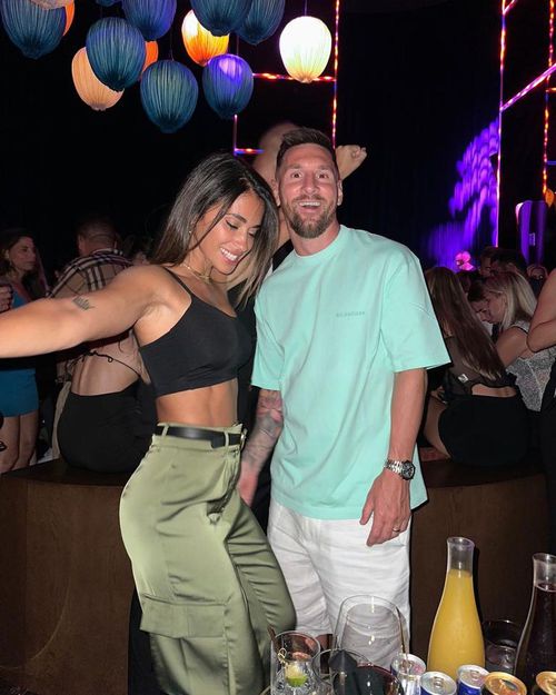 Lionel Messi și soția lui, Antonella. Foto: Instagram