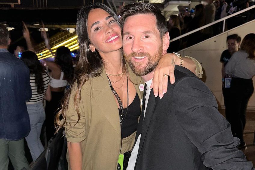 Lionel Messi și soția lui, Antonella. Foto: Instagram