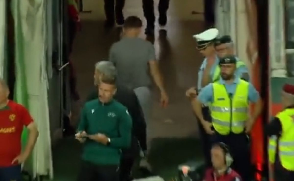 Luc Holtz a plecat la vestiare în meciul cu Portugalia