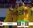 Duțu, gol în secunda 9 în Portugalia U20 - România U20