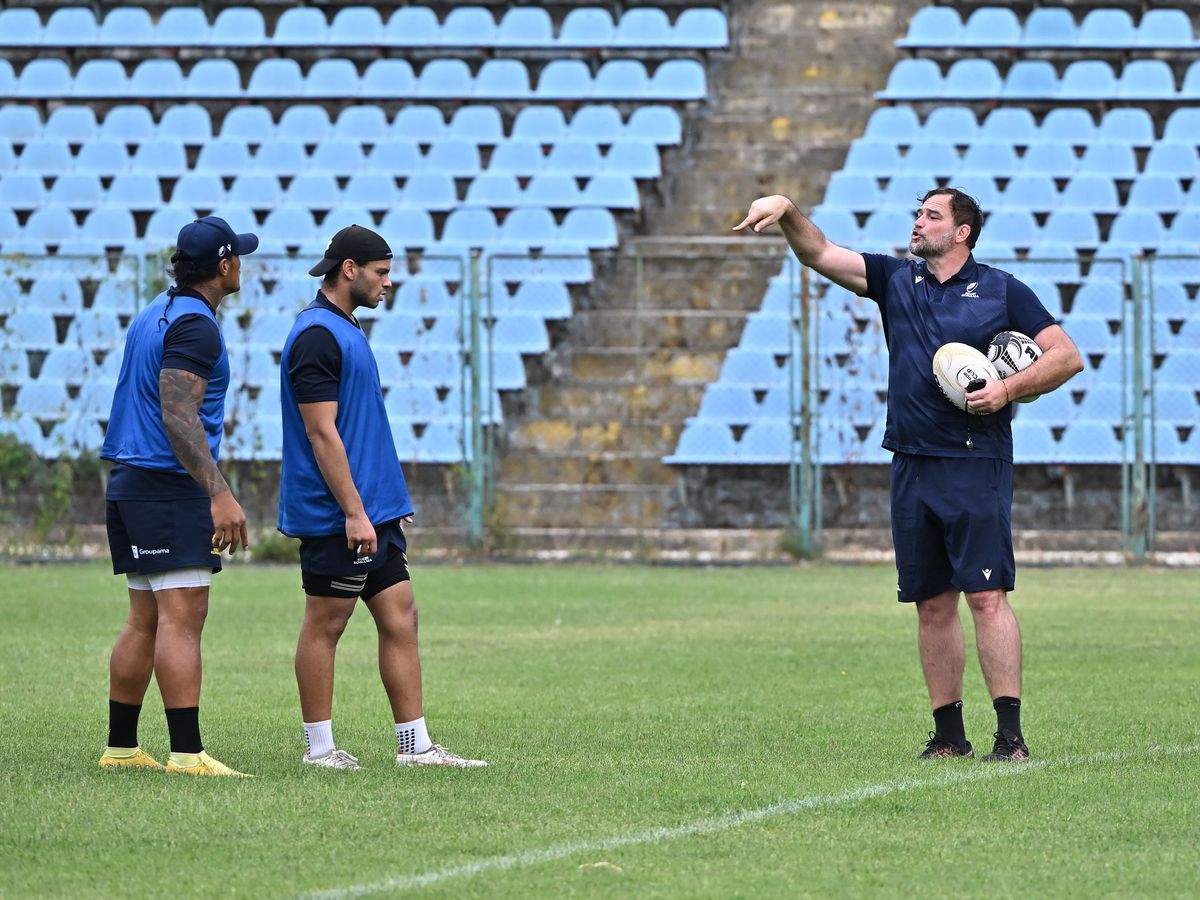 Naționala de rugby masculin s-a antrenat pe Stadionul Cotroceni