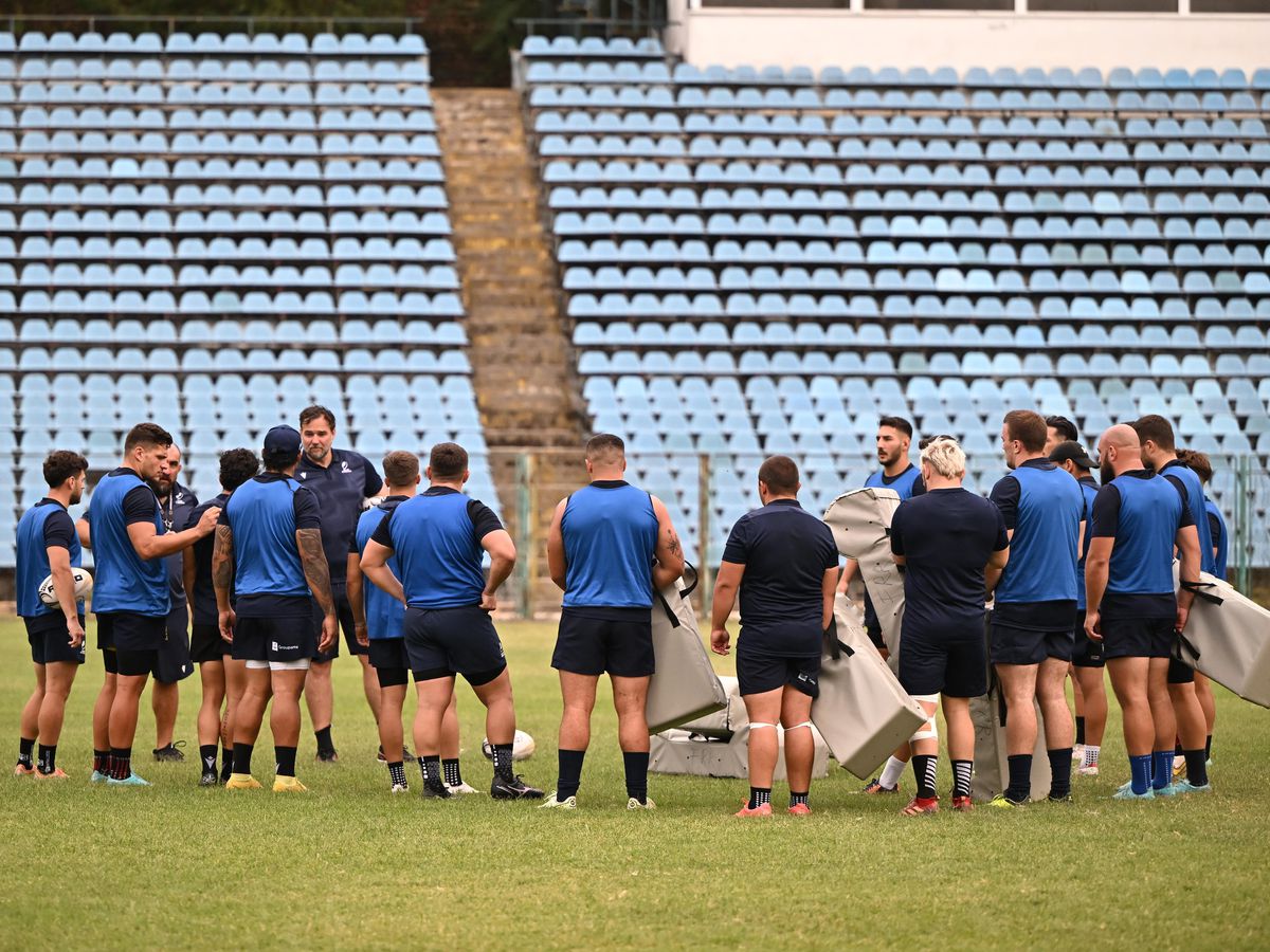 Naționala de rugby masculin s-a antrenat pe Stadionul Cotroceni