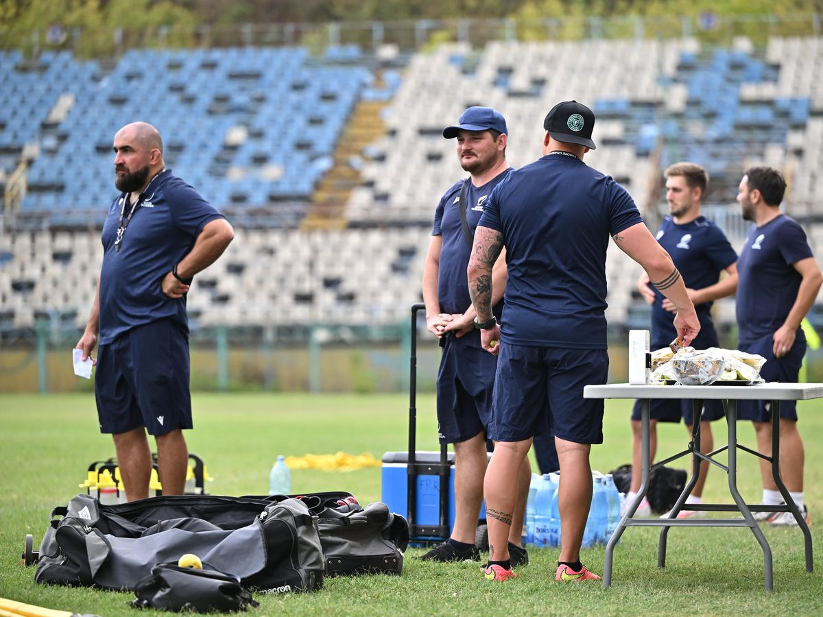 Naționala de rugby masculin s-a antrenat pe Stadionul Cotroceni