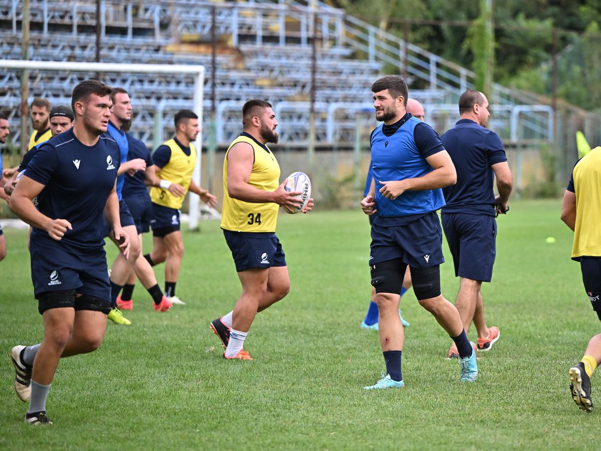 Naționala de rugby masculin s-a antrenat pe Stadionul Cotroceni