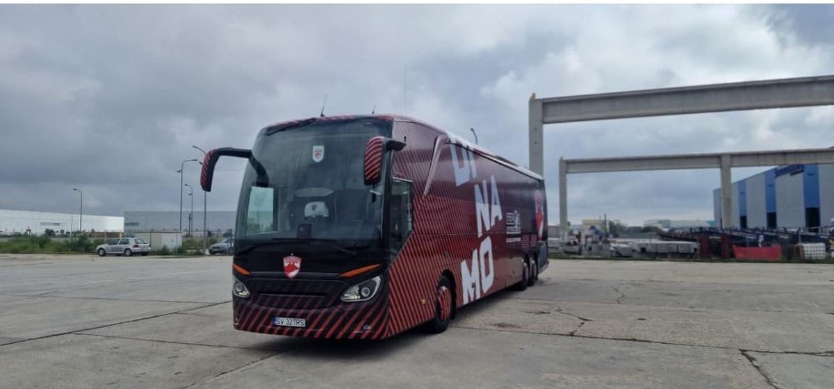 Noul autocar al lui Dinamo are numărul de înmatriculare al vechiului de la fcsb