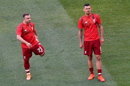 Xherdan Shaqiri (stânga) și Dejan Lovren (dreapta) / Foto: Imago