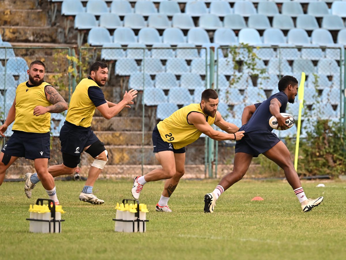 Naționala de rugby masculin s-a antrenat pe Stadionul Cotroceni