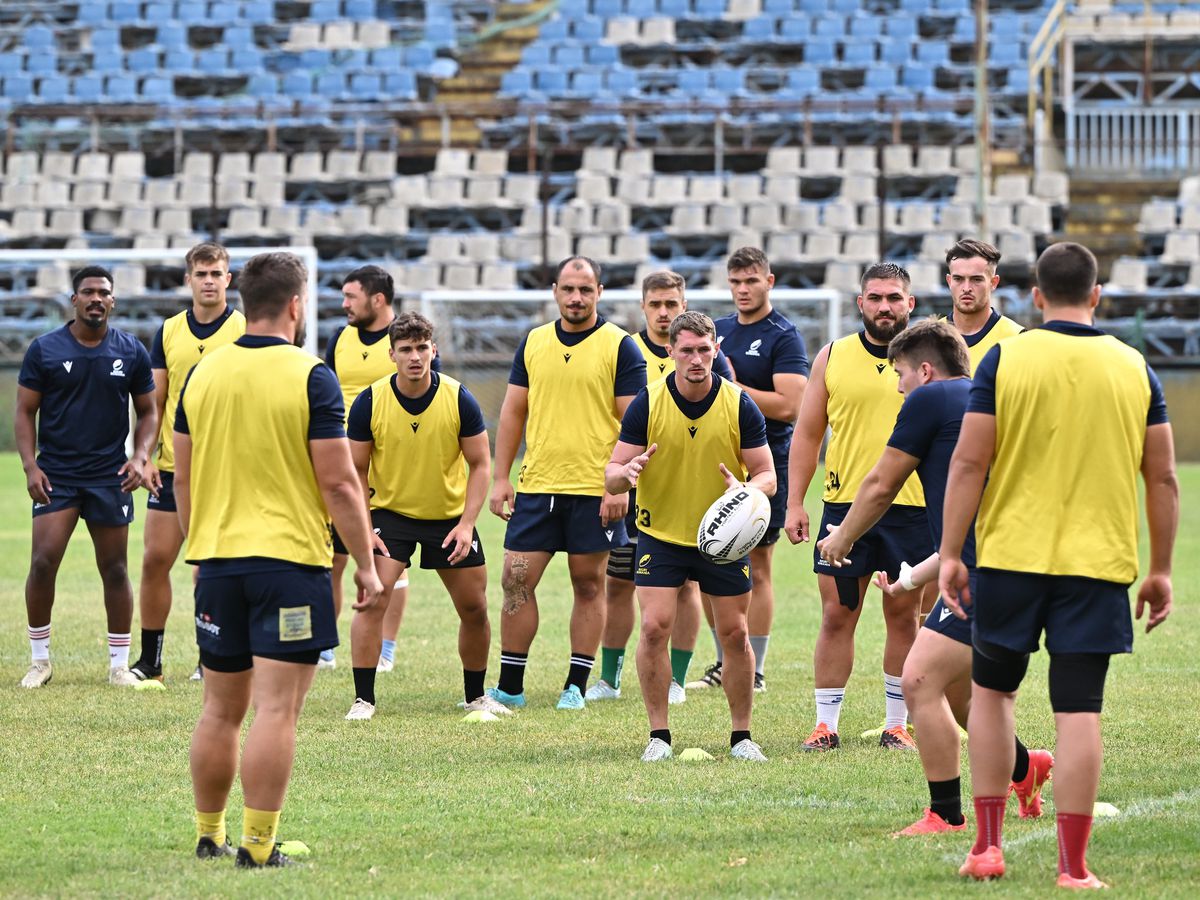 Naționala de rugby masculin s-a antrenat pe Stadionul Cotroceni