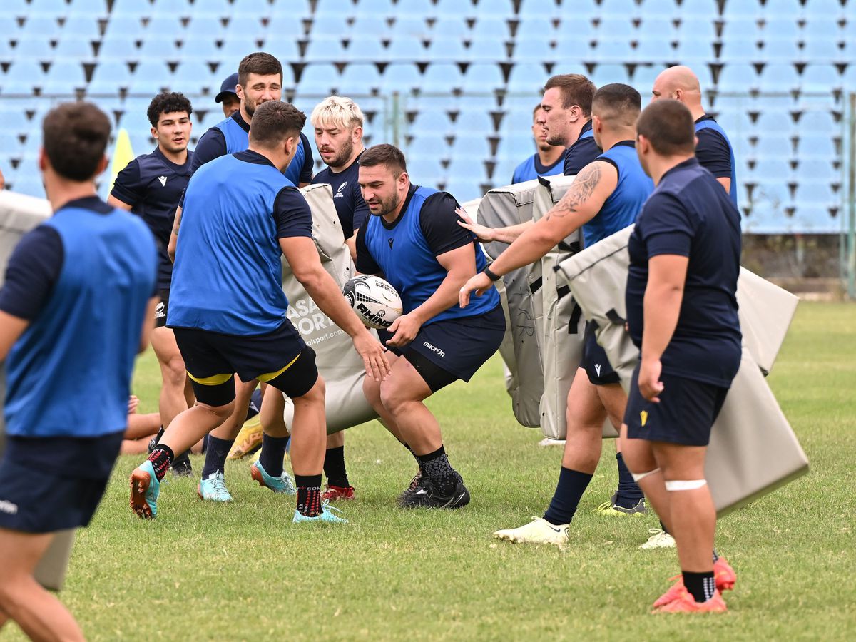 Naționala de rugby masculin s-a antrenat pe Stadionul Cotroceni