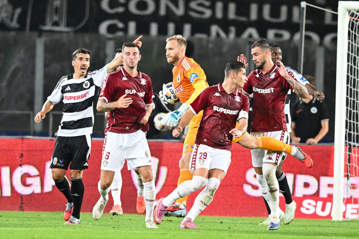 U Cluj - Rapid, etapa a 9-a din Superligă