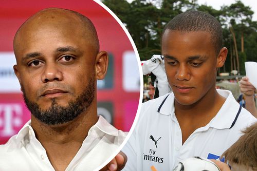 Vincent Kompany, acum antrenor la Bayern, în dreapta ca jucător al lui Hamburg / Foto: Imago