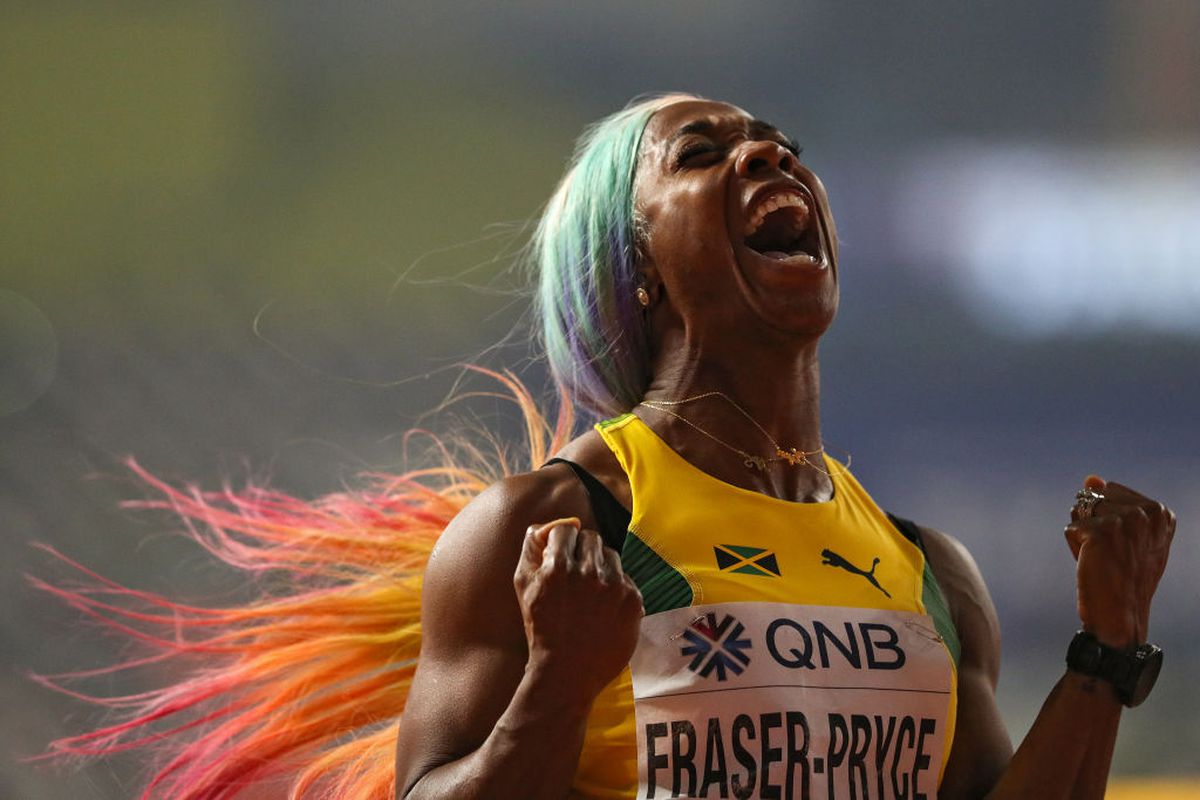 Imagini din cariera de excepție a lui Shelly-Ann Fraser-Pryce