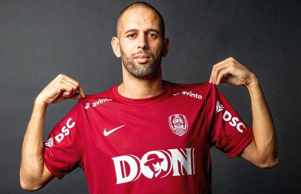 Slimani are un obiectiv personal la CFR Cluj: „Am învățat de la Mahrez și Fabregas”
