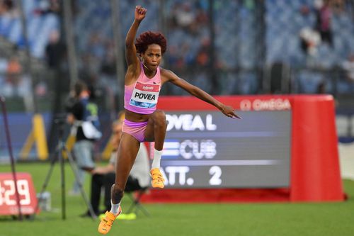 Liadagmis Povea, triplusaltistă cubaneză/Foto: Imago Images