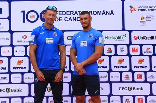 Marian Enache și Andrei Cornea Foto: FR Canotaj