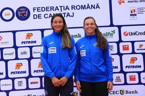 Simona Radiș și Magdalena Rusu Foto: FR Canotaj
