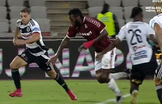 Rapid a cerut penalty cu U Cluj » Controversă uriașă în Superliga: verdict în studio