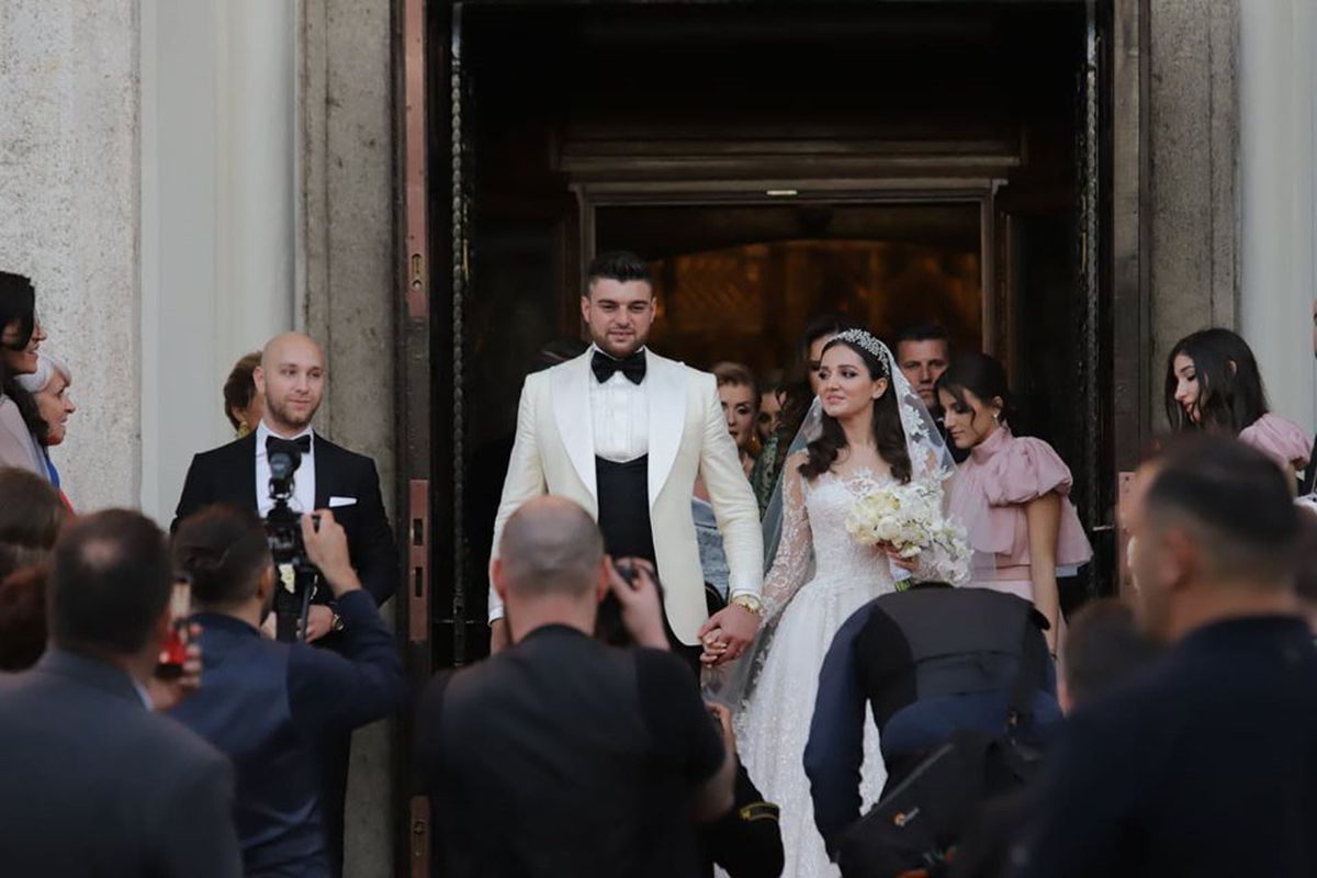 VIDEO+FOTO Imagini spectaculoase de la nunta Theodorei, fiica lui Gigi Becali » Cum a fost dansul mirilor