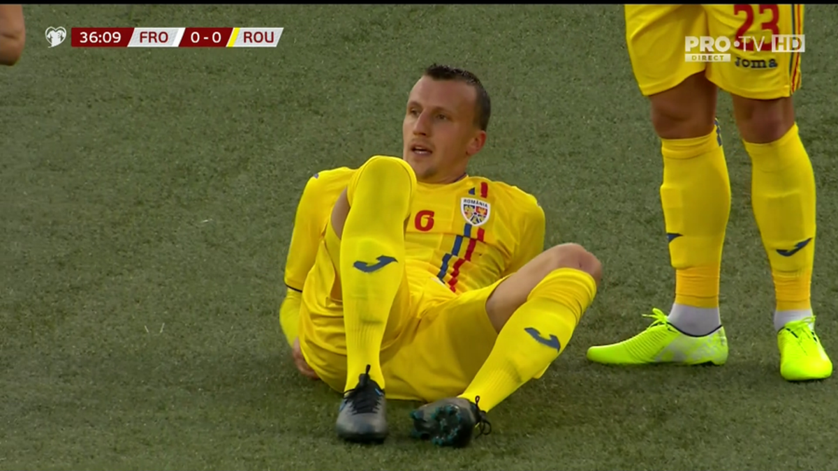 FEROE - ROMÂNIA 0-3 // FOTO Probleme mari pentru Contra: Vlad Chiricheș s-a rupt, Keșeru s-a resimțit pe final