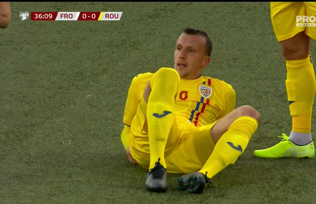 FEROE - ROMÂNIA 0-3 // FOTO Probleme mari pentru Contra: Vlad Chiricheș s-a rupt, Keșeru s-a resimțit pe final