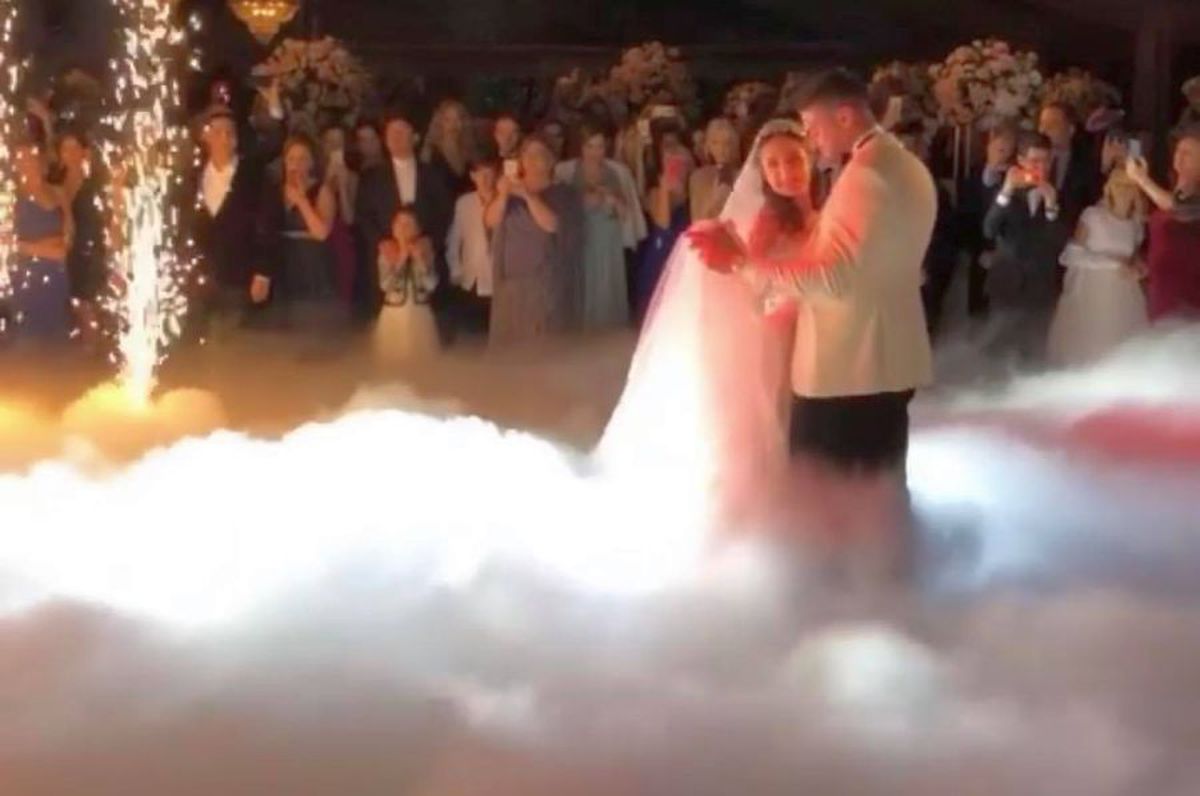 VIDEO+FOTO Imagini spectaculoase de la nunta Theodorei, fiica lui Gigi Becali » Cum a fost dansul mirilor