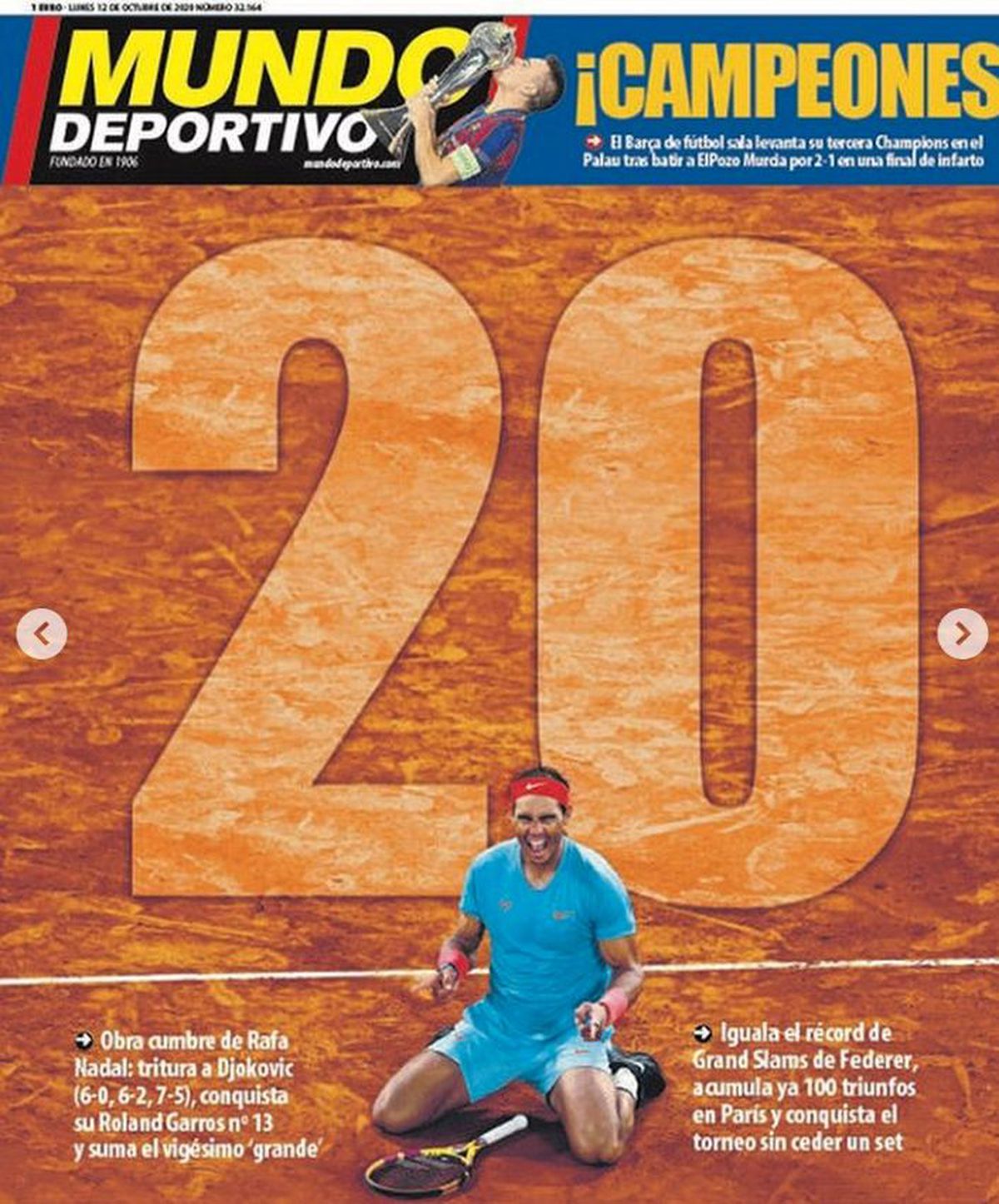 Roland Garros. Presa internațională, cuvinte memorabile pentru Rafael Nadal: „Ești cel mai mare pe care îl vom vedea vreodată!”