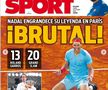 Presa internațională, după titlul 13 câștigat de Rafa Nadal la Roland Garros