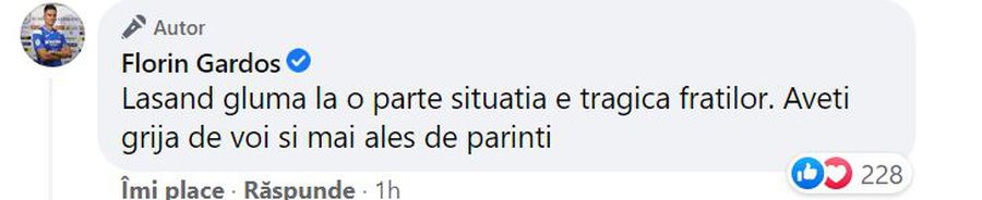 Viagra „l-a convins” pe Gardoș să se vaccineze: „Rațiunea a învins” » Peste 1.200 de reacții pe Facebook