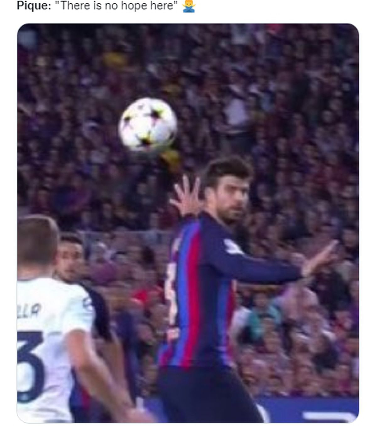 Internetul râde de Pique după gafa din Barcelona - Inter » Cele mai tari glume la adresa fundașului