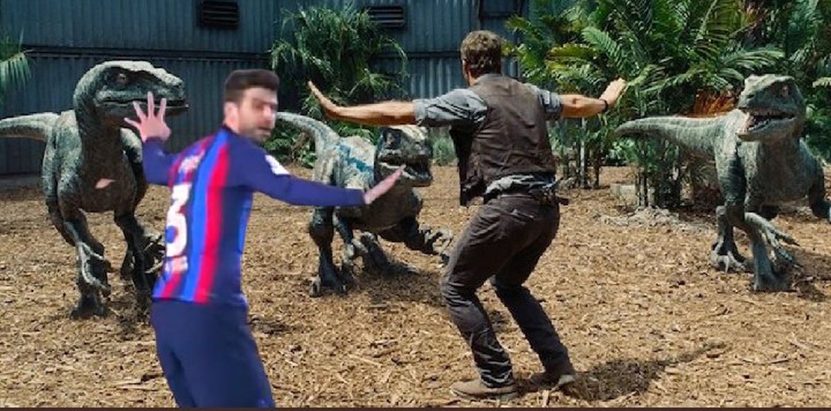 Internetul râde de Pique după gafa din Barcelona - Inter » Cele mai tari glume la adresa fundașului