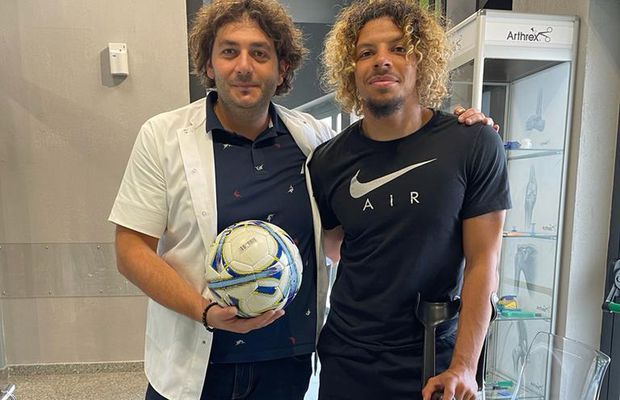 Papeau are fractură de peroneu și ruptură de ligamente » Când ar putea reveni pe teren jucătorul Rapidului