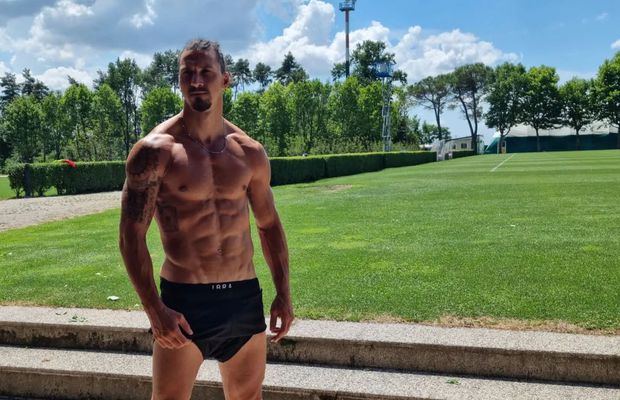 Ibrahimovic a strâns 3,7 milioane de vizualizări în 12 ore pe TikTok! Zlatan e obsedat de sală și se laudă cu forma fizică de excepție