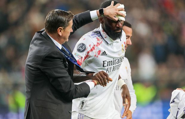 Antonio Rudiger, eroul rănit! A avut nevoie de 20 de puncte de sutură la frunte: „Suntem în viață”