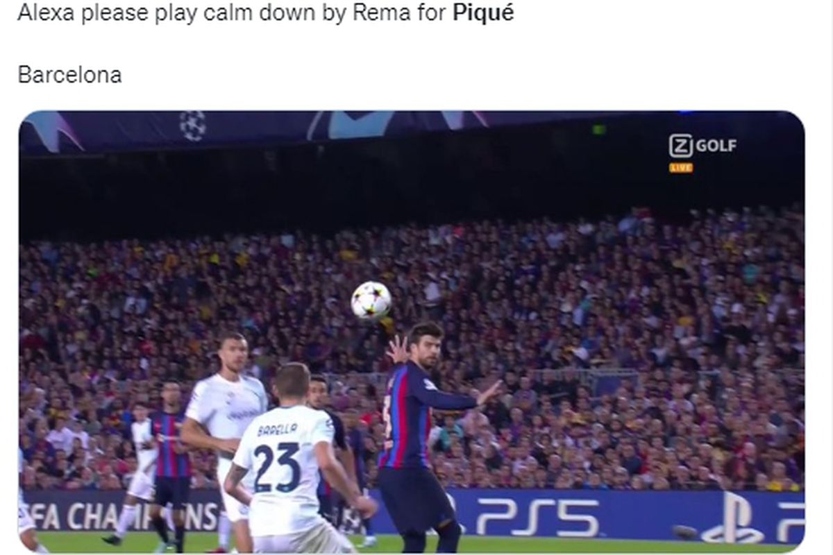 Pique, ținta glumelor după Barcelona - Inter